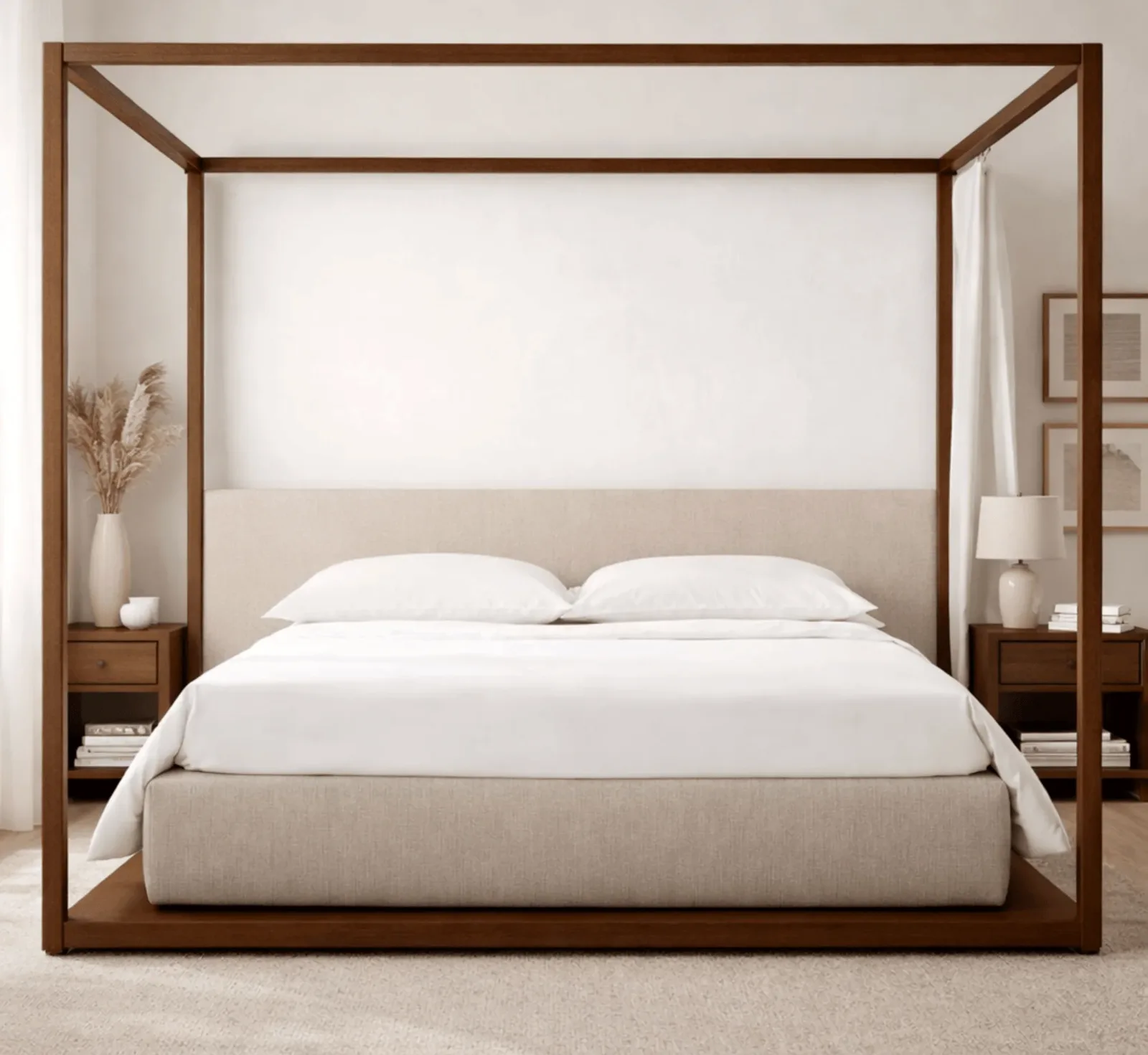 Crafted Solid Wood Spindle Bed - Treescape Living Design TS-BED-18